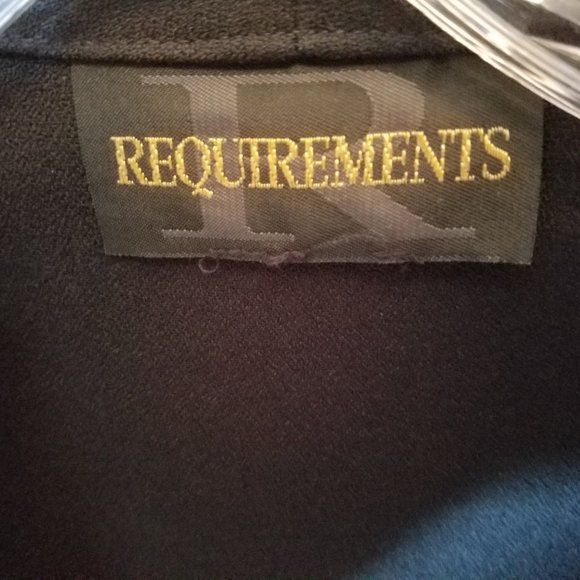 Requirements Black Jacket w Beading Detail 20 - Picture 5 of 8